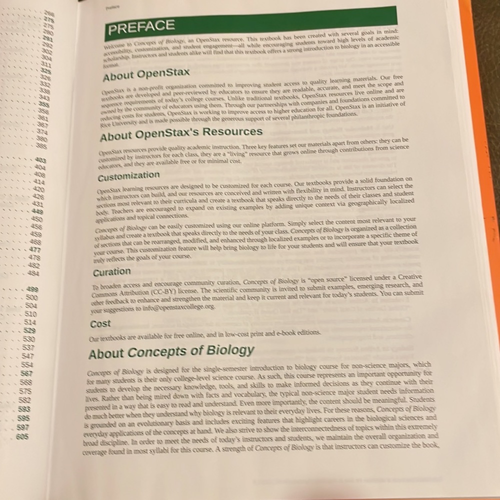 Concepts of Biology, open stax Book - Picture 9 of 9